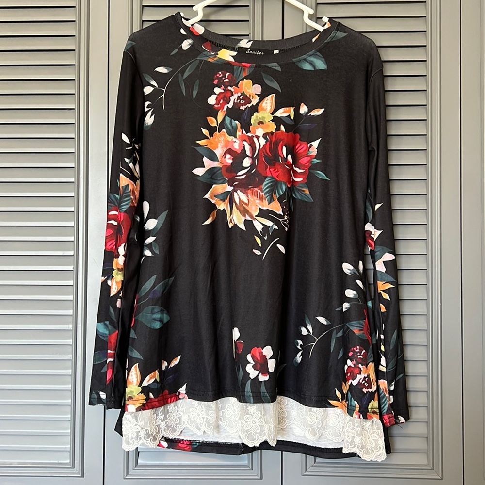 Sanifer : Floral Blouse - Small